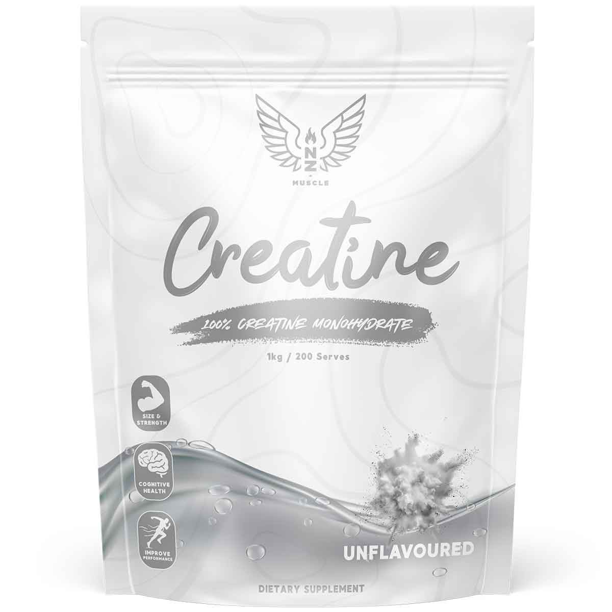 NZ Muscle Unflavoured Creatine Monohydrate