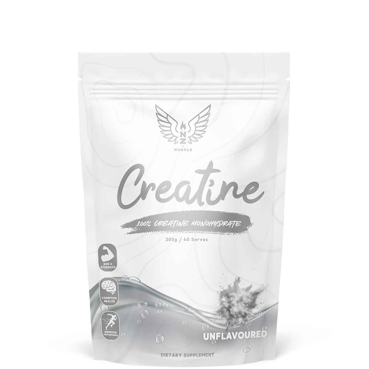 NZ Muscle Unflavoured Creatine Monohydrate